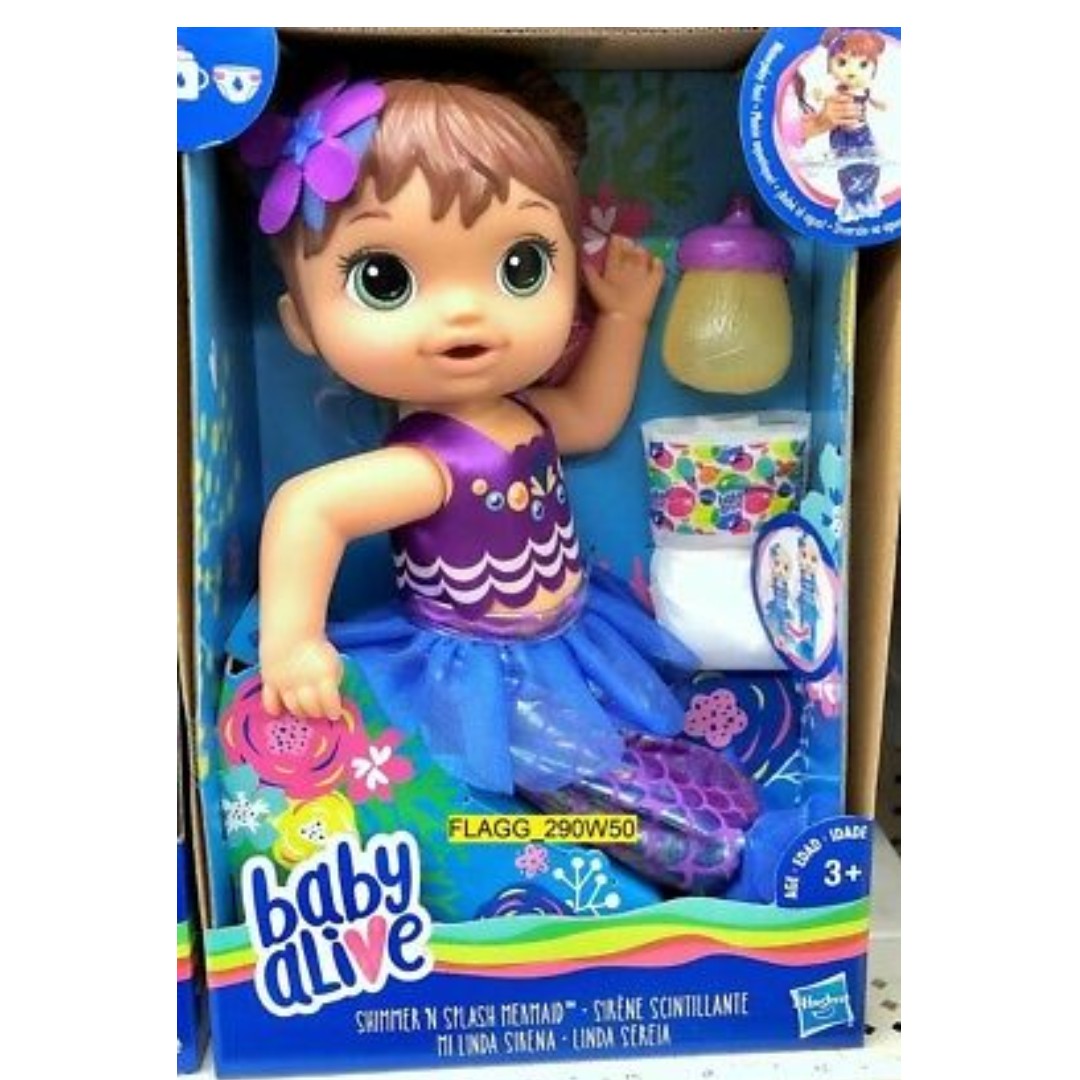 shimmer and splash mermaid baby alive