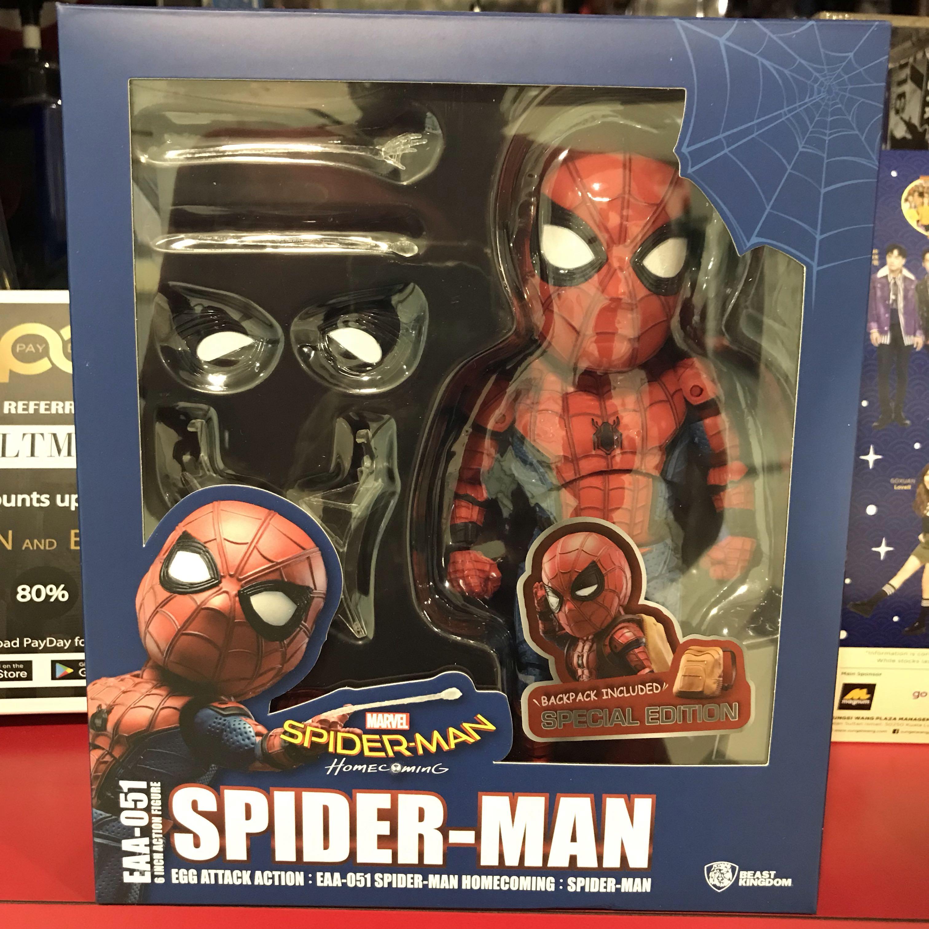 Egg attack 2025 spider man