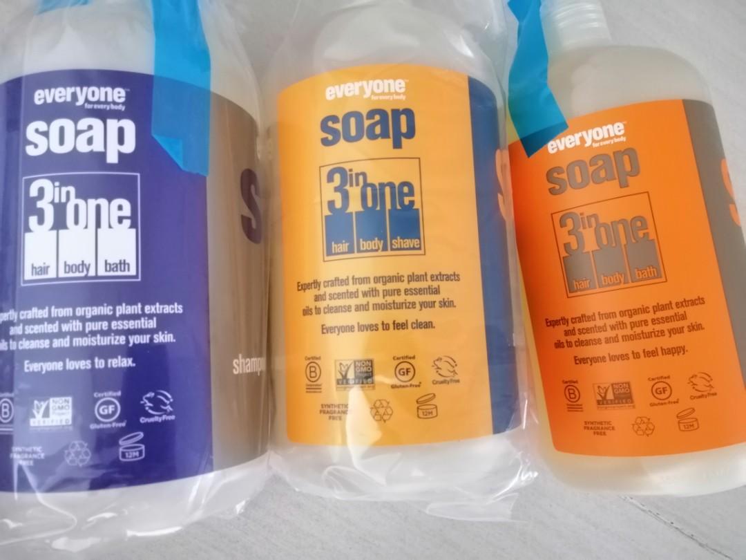 Brand New Everyone Soap for Everybody, 3 in 1, Citrus+Mint, Health