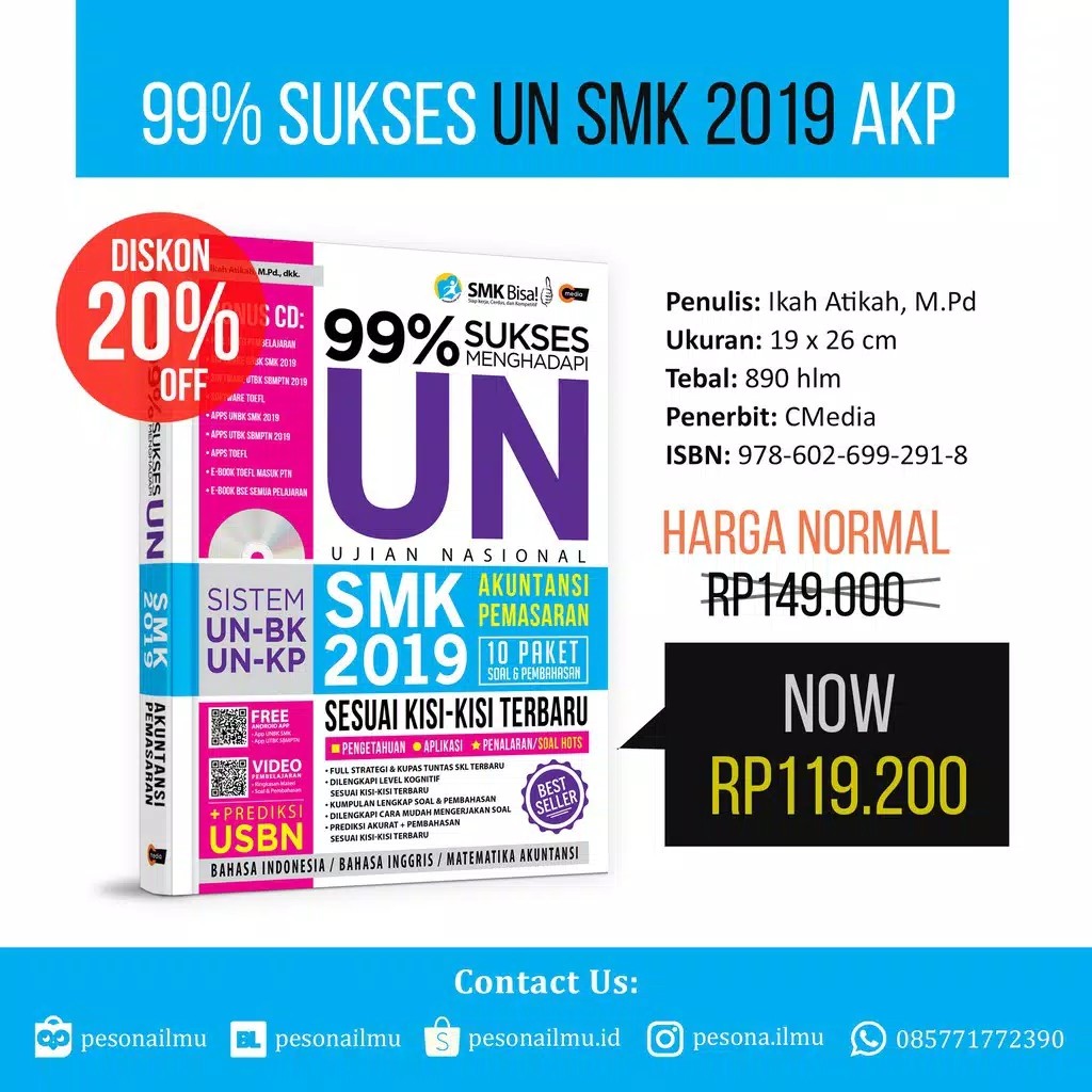 Buku Persiapan Un Smk Akuntansi Books Stationery Textbooks