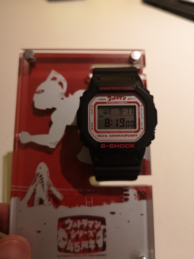 Casio G Shock 45th Anniversary Limited Edition Jdm Ultraman Dw5600vt Mobile Phones Gadgets Wearables Smart Watches On Carousell