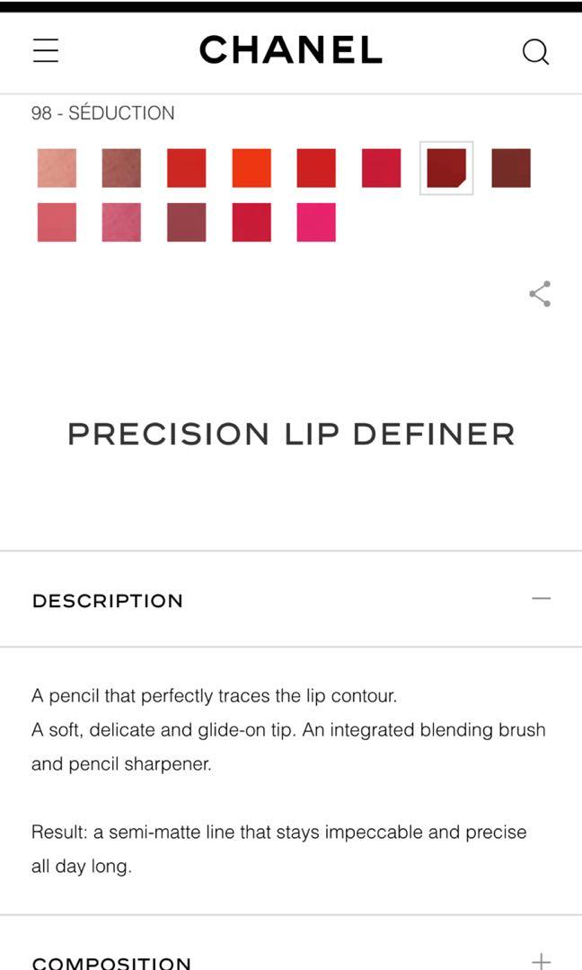 Chanel Precision Lip Liner, Beauty & Personal Care, Face, Makeup on