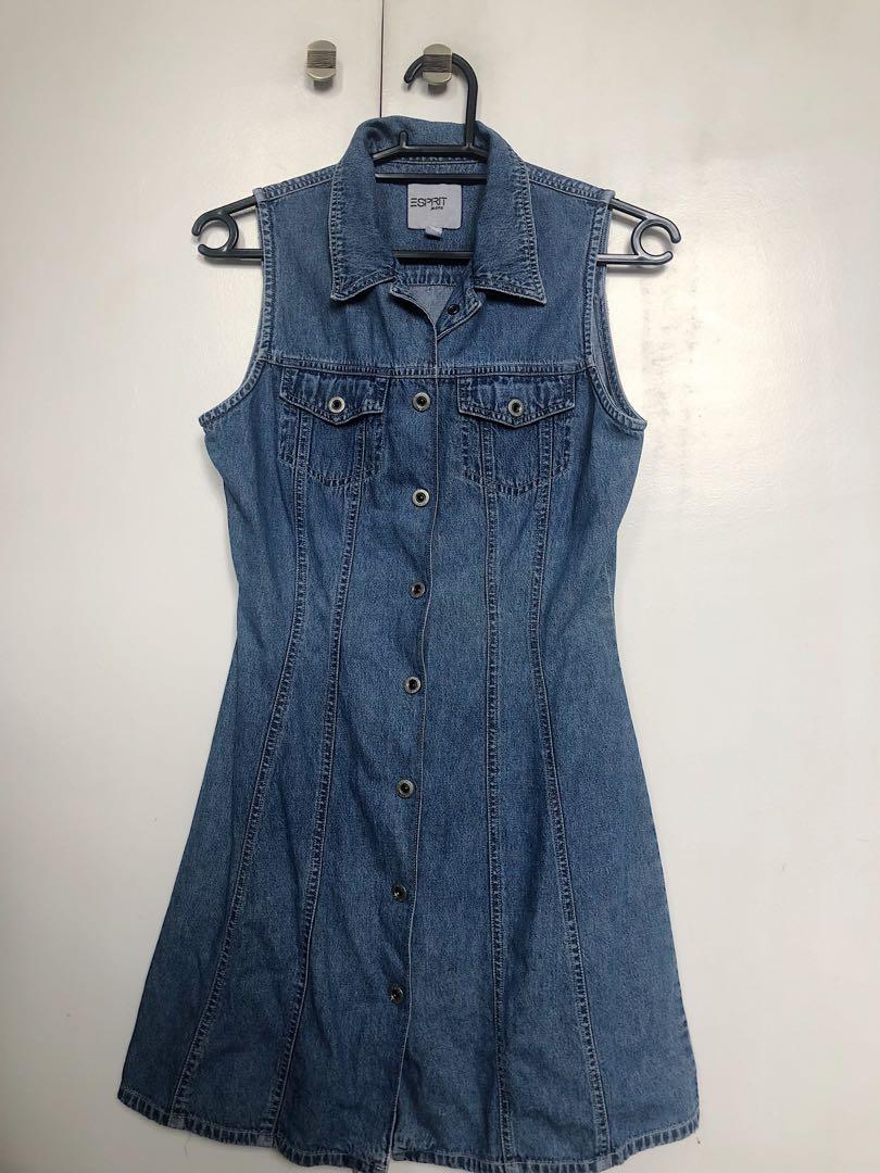 Classic Denim Dress, Women's Fashion, Dresses & Sets, Dresses on Carousell