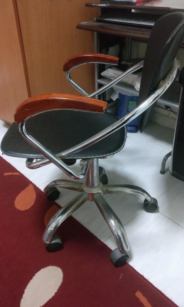 Computer table with chair, Furniture & Home Living, Furniture, Tables