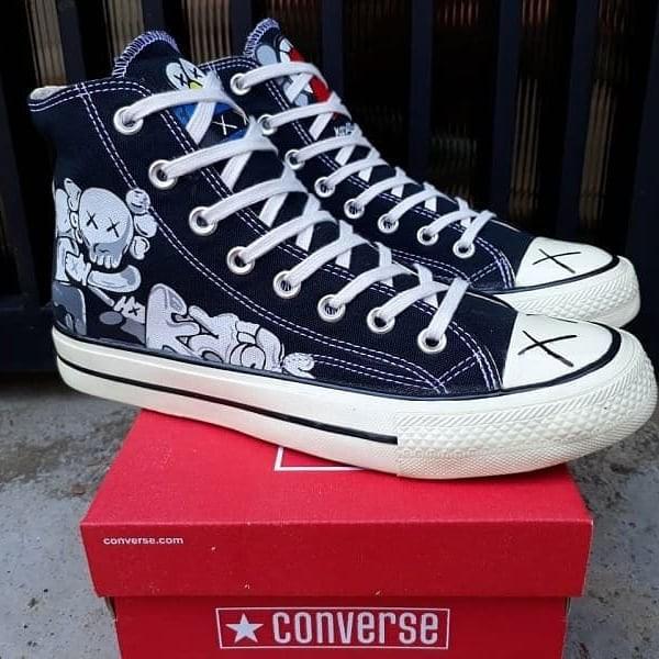 converse 70s high x kaws