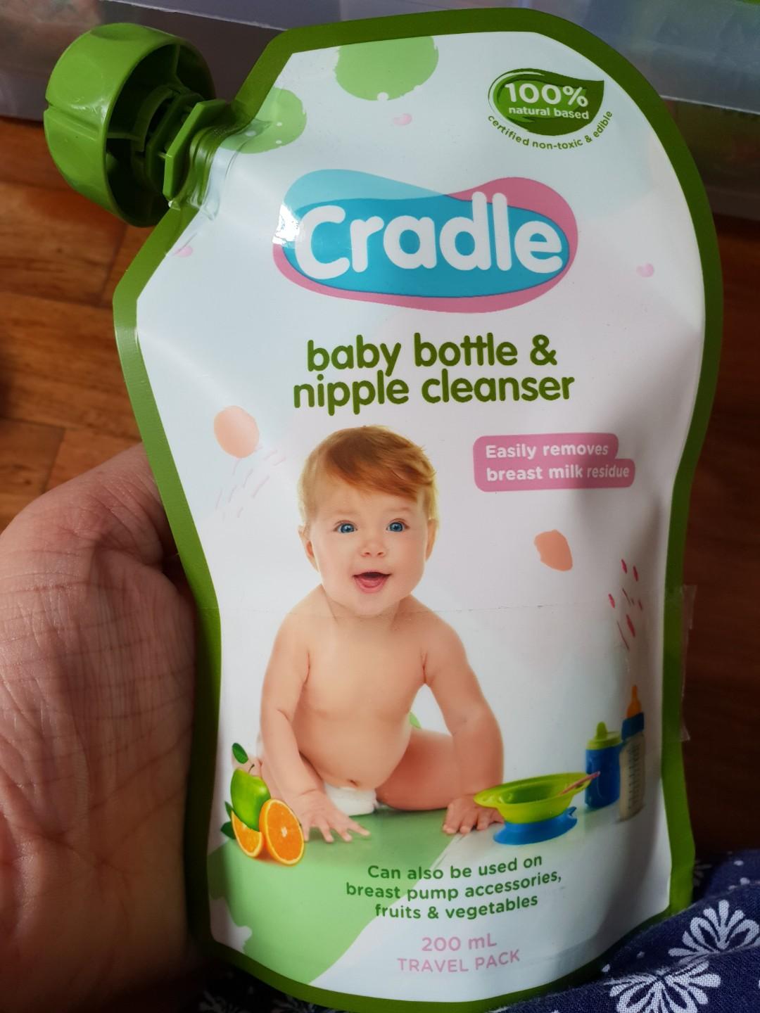 Cradle baby bottle nipple cleanser Babies Kids Nursing