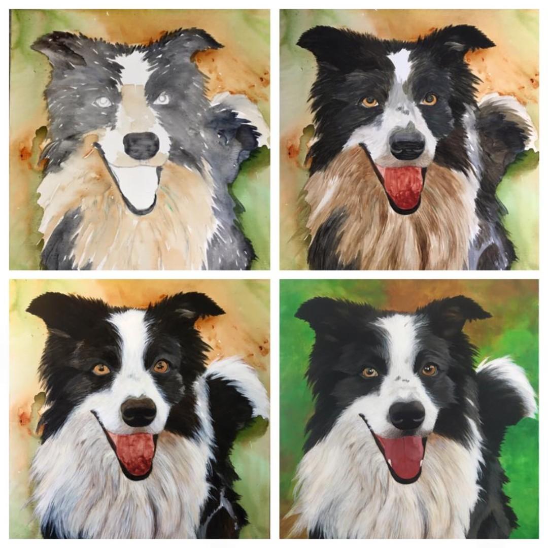 Custom Pet Portrait Animal Portrait Original Oil Painting Pet Memorial Painting Dog Painting Custom Dog Painting Dog Lover Gift Pet Supplies For Small Animals Pet Food On Carousell