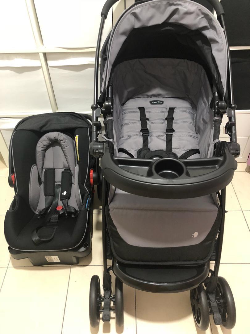 Evenflo Stroller Aeon Travel System Like New