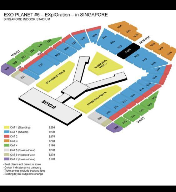 Exo concert ticket (cheap), Tickets & Vouchers, Event Tickets on Carousell