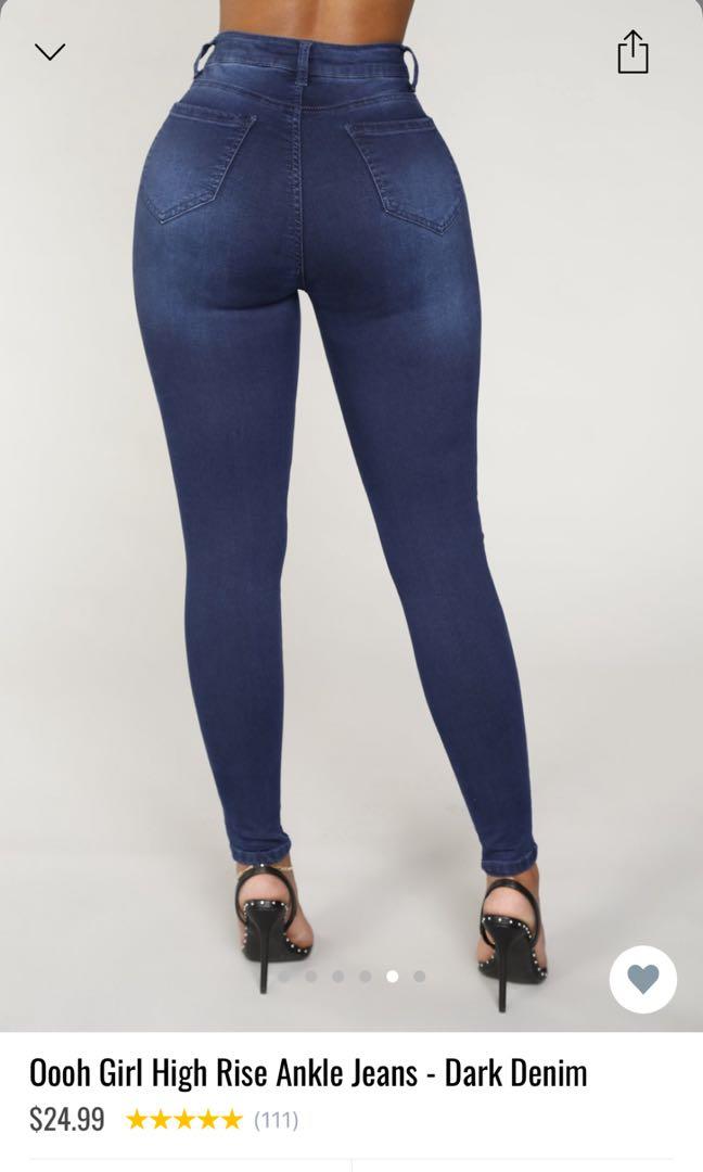That girl ankle jeans cheap fashion nova