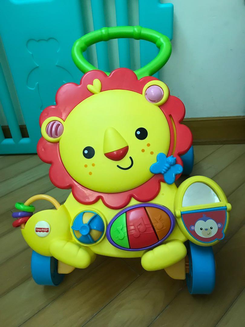 fisher price musical lion walker