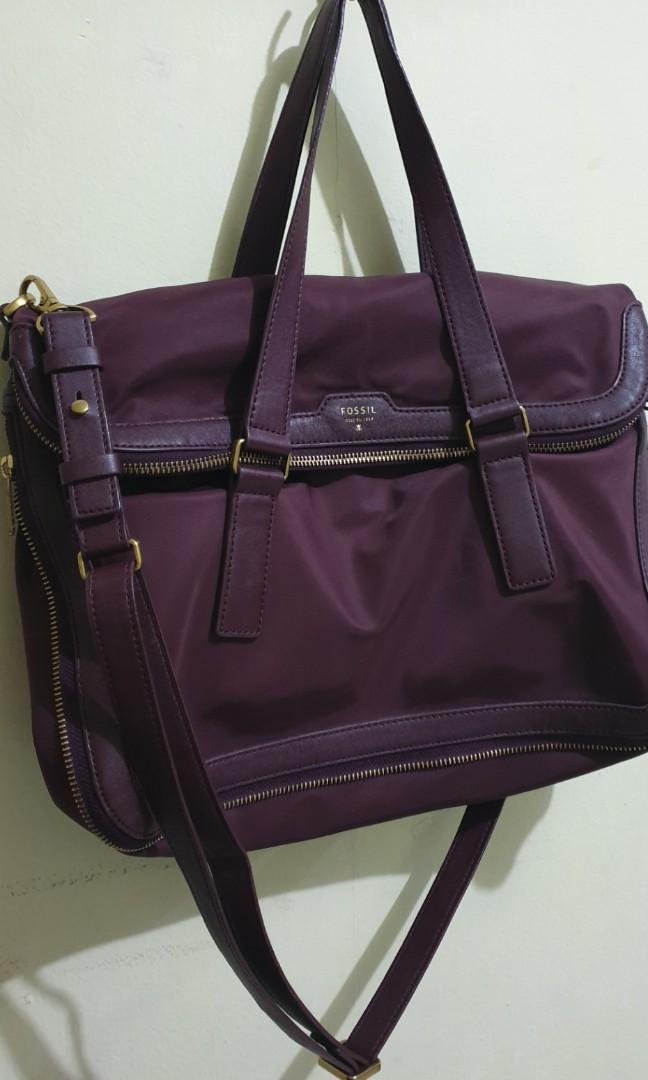 Fossil nylon new arrivals bag