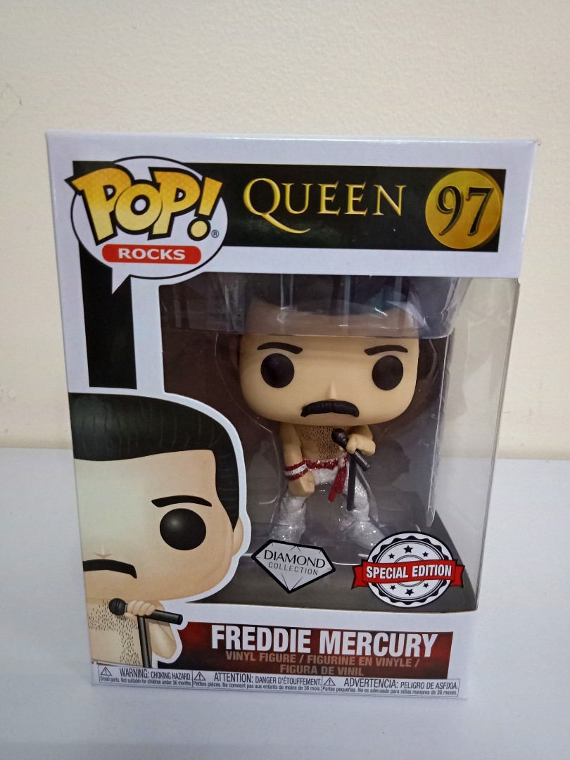 Pop Funko Queen Freddie Mercury Diamon Special Edition