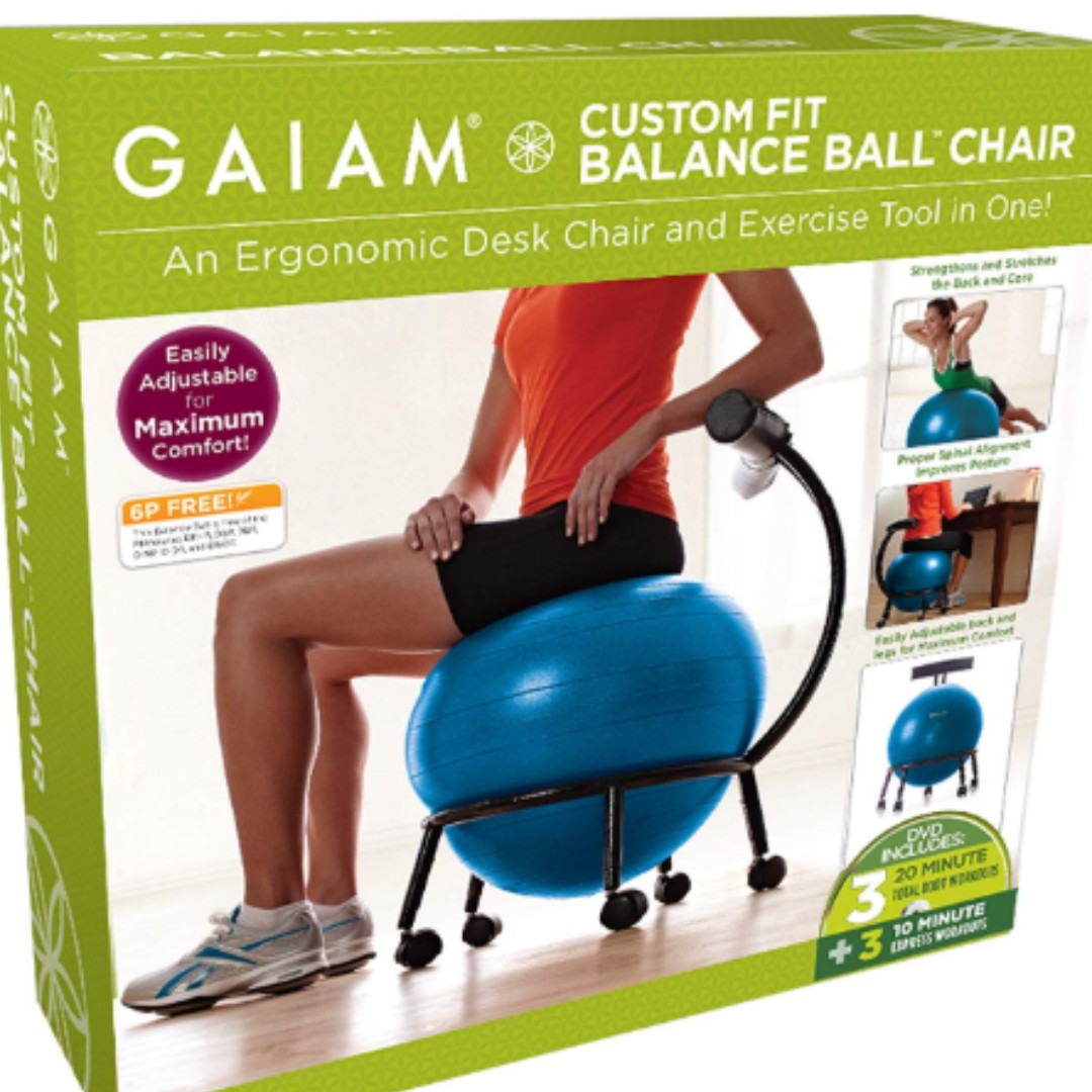 Custom fit cheap balance ball chair