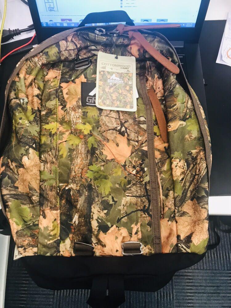 gregory backpack cottonwood Gregory Cottonwood Camo, Computers & Tech, Parts & Accessories, Laptop Bags  & Sleeves on Carousell