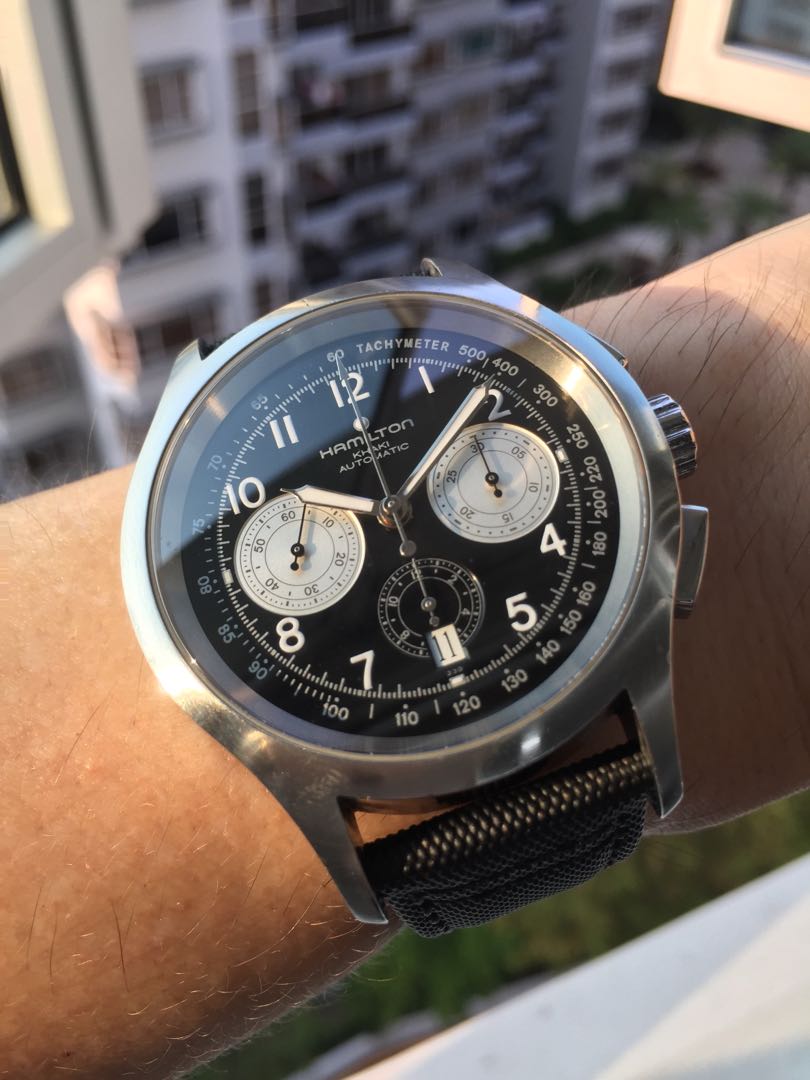 Hamilton khaki sales aviation chrono