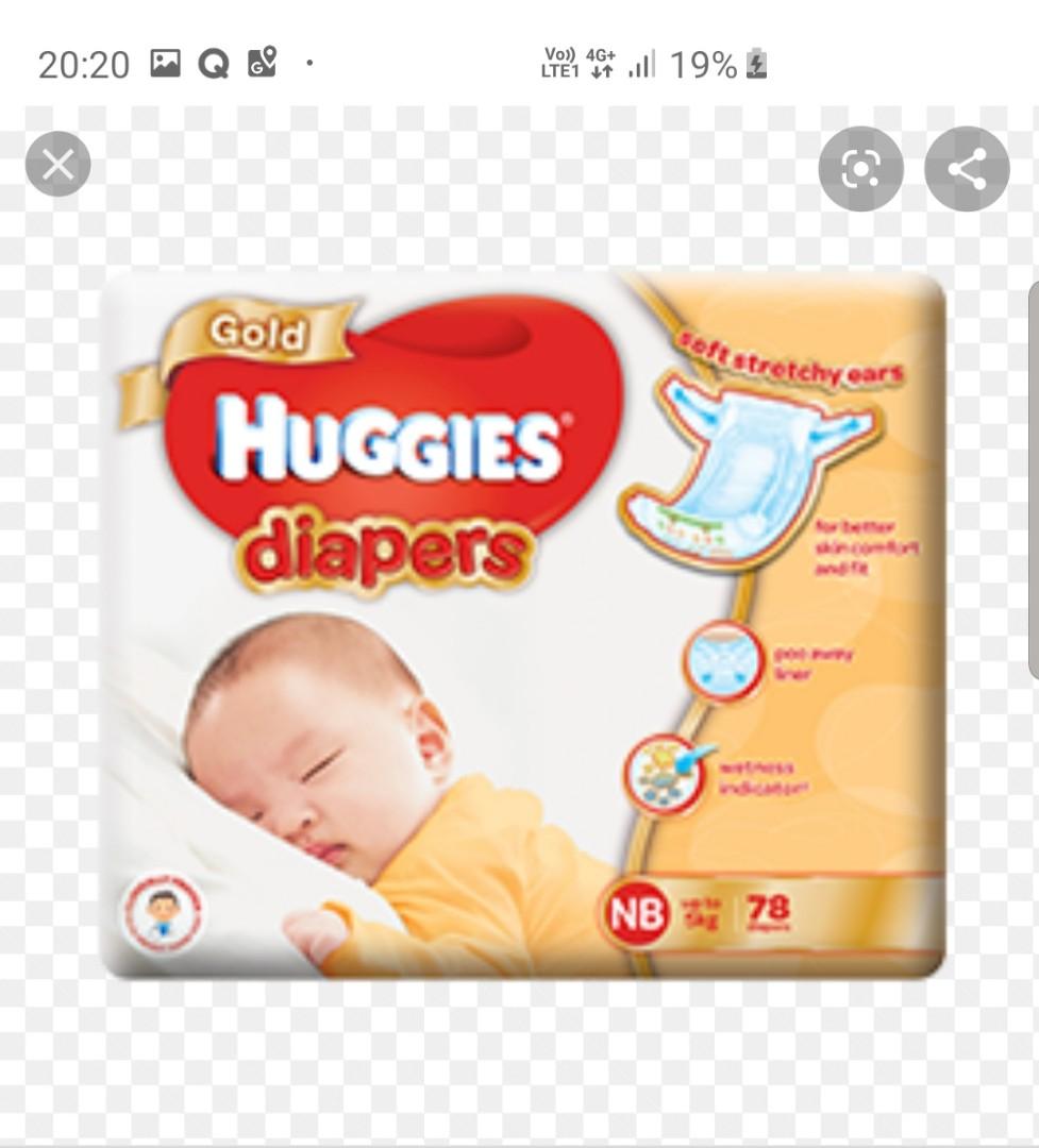 Newborn huggies shop gold