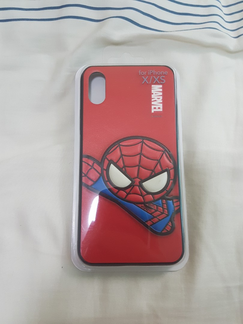 IPhone X/XS Marvel Spiderman Casing from Miniso, Mobile Phones & Gadgets,  Mobile & Gadget Accessories, Cases & Sleeves on Carousell