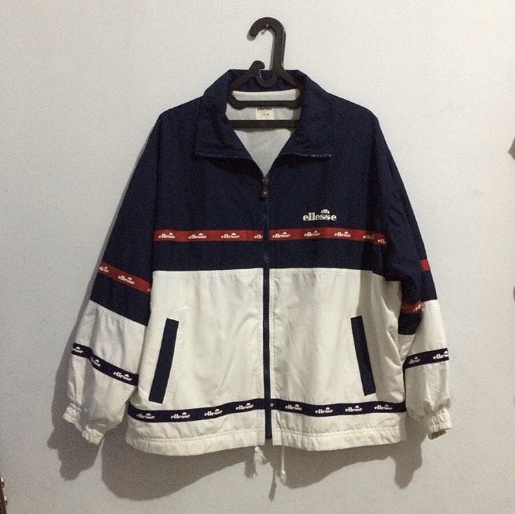 Jaket Vintage Windbreaker Ellesse Casual