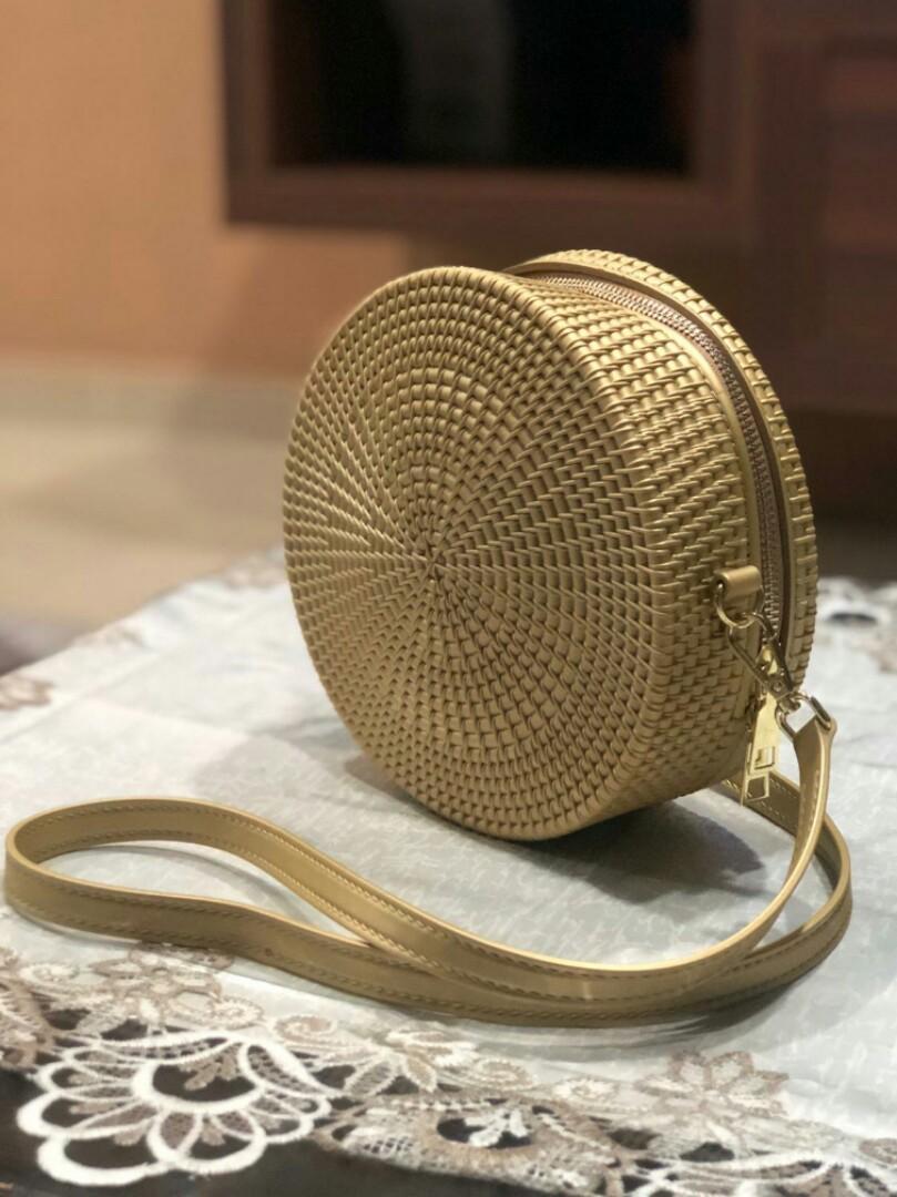 Jelly rattan new arrivals round bag