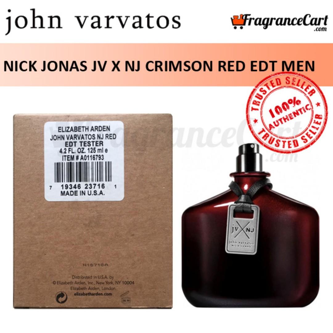 John Varvatos Nick Jonas JV x NJ Crimson Red EDT for Men 125ml