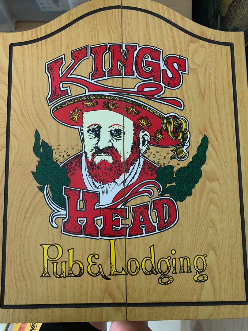 Large wooden Dart Board, Sports Equipment, Sports & Games, Billiards