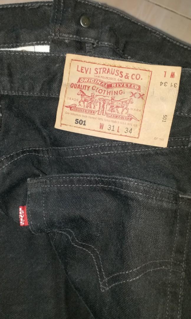 levis 501 super black