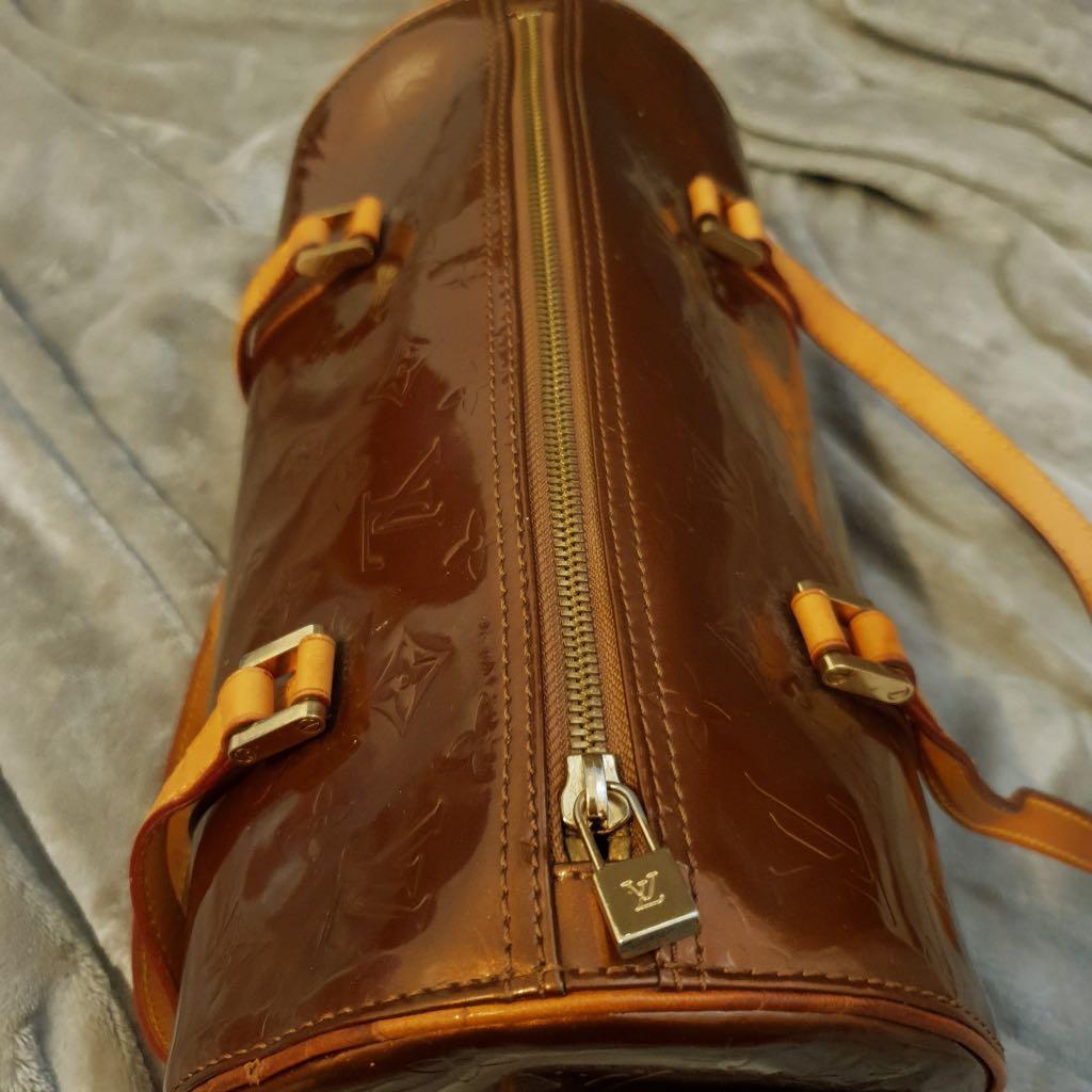 Lot - Louis Vuitton Copper Vernis Bedford Handbag (VI1002)