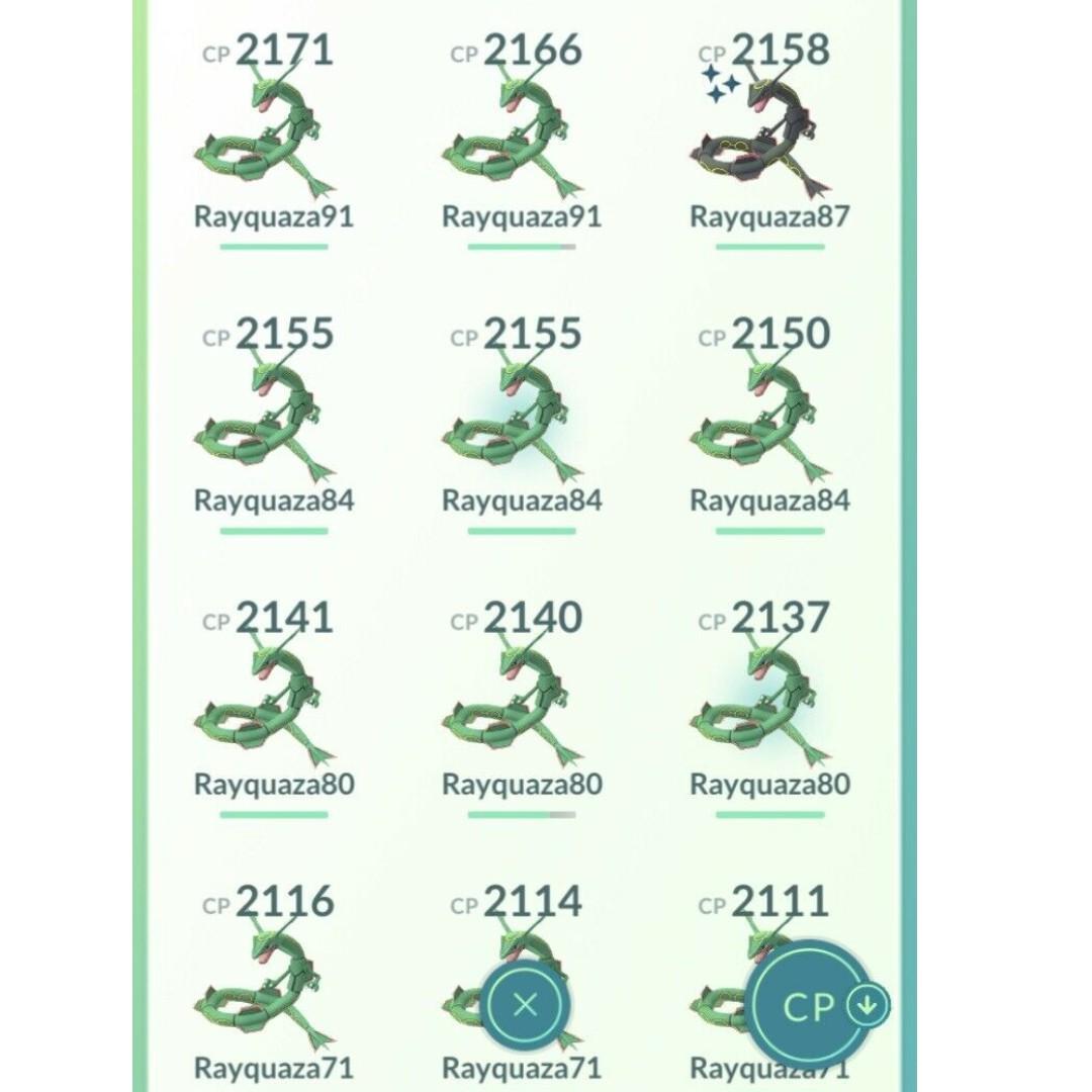Rayquaza Pokemon Trade Go Lv20 Registered / 30 Day Pokémon Not
