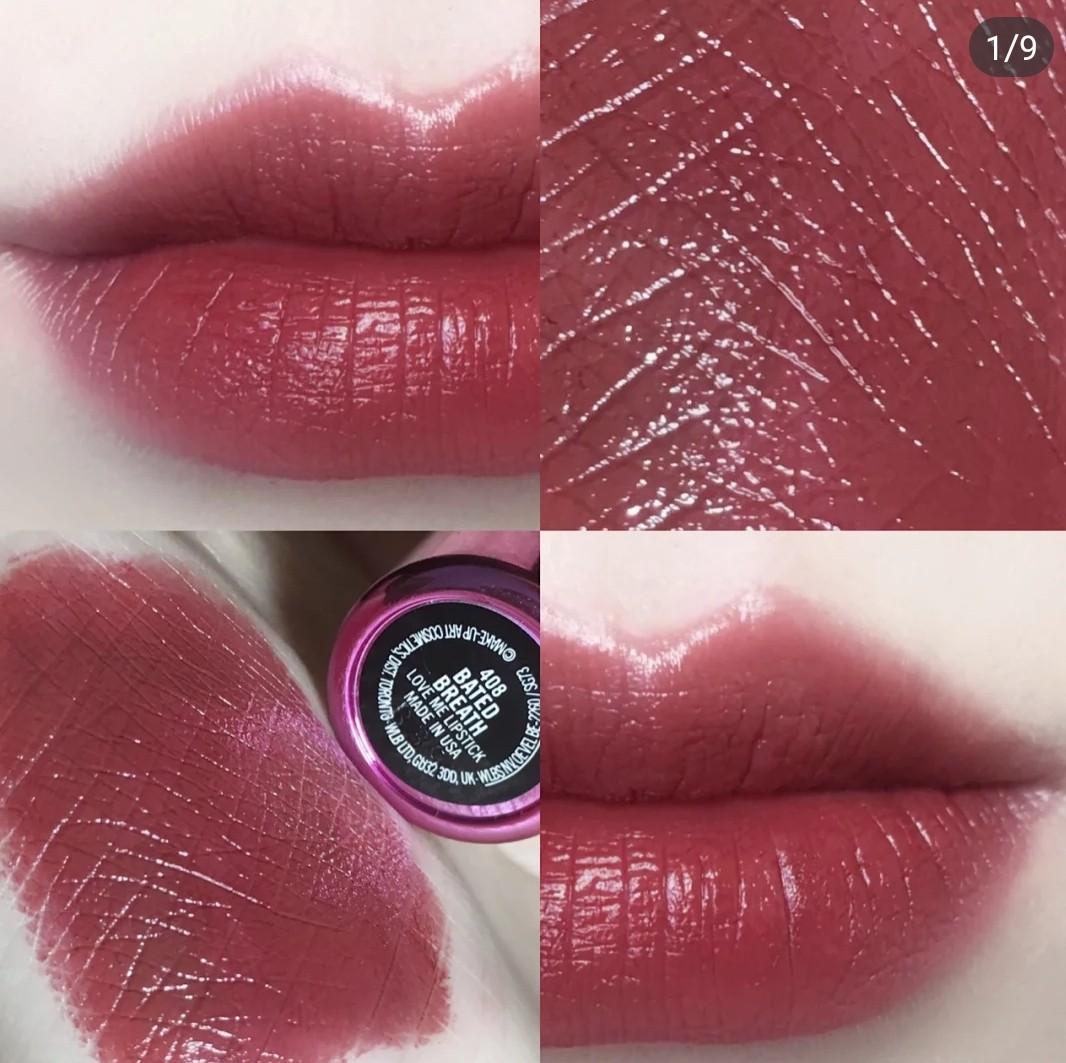 Mac Bated Breath 408 专柜正品代购 Original From Store Mac Love Me Lipsticks Health Beauty Makeup On Carousell