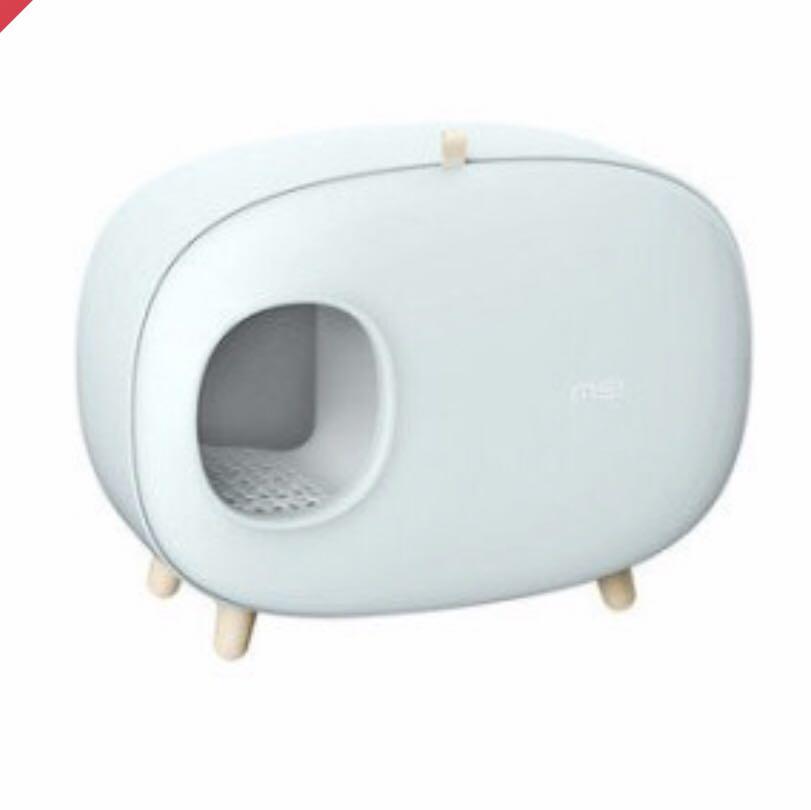 Makesure Modern Cat Litter Box (Tiffany Blue), Pet Supplies, Homes