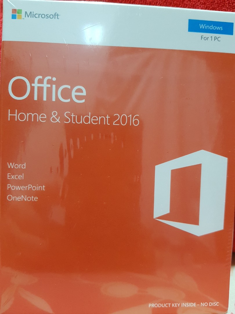 Microsoft Office Home & Student 2016, Computers & Tech, Parts