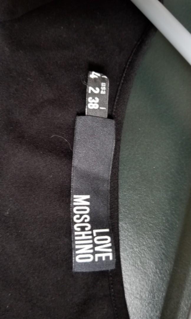 moschino little black dress