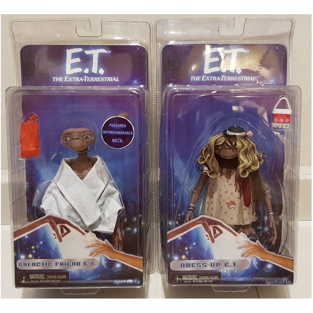 Neca E T 30th Anniversary Set Of Dress Up E T And Galactic Friend E T Toys Games Bricks Figurines On Carousell