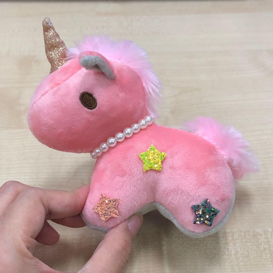 glitter unicorn stuffed animal