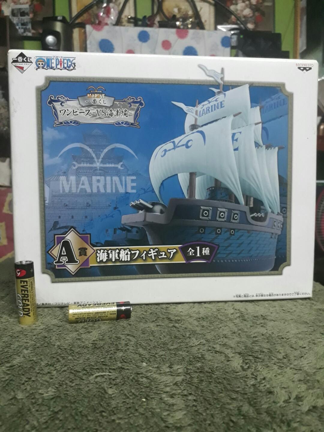 One Piece Marine Ship Model Figure Kuji Banpresto Vs A Ship Figure All One Japan Rare Hobbies Toys Toys Games On Carousell