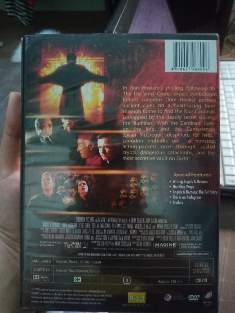 Original The Da Vinci Code and Angels and Demons DVDs, Hobbies & Toys