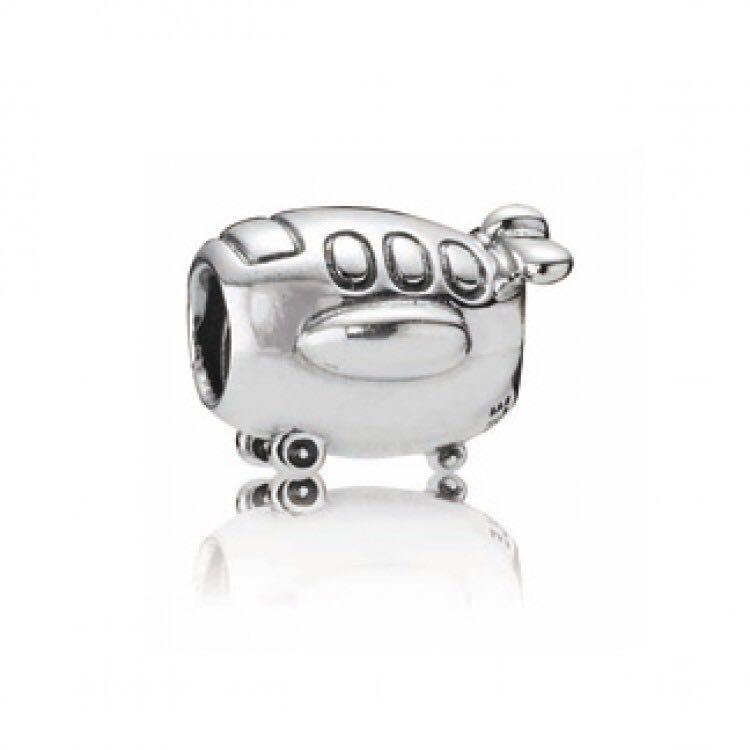 Pandora style silver Dream Airplane For Travel Around Charm - SCC887