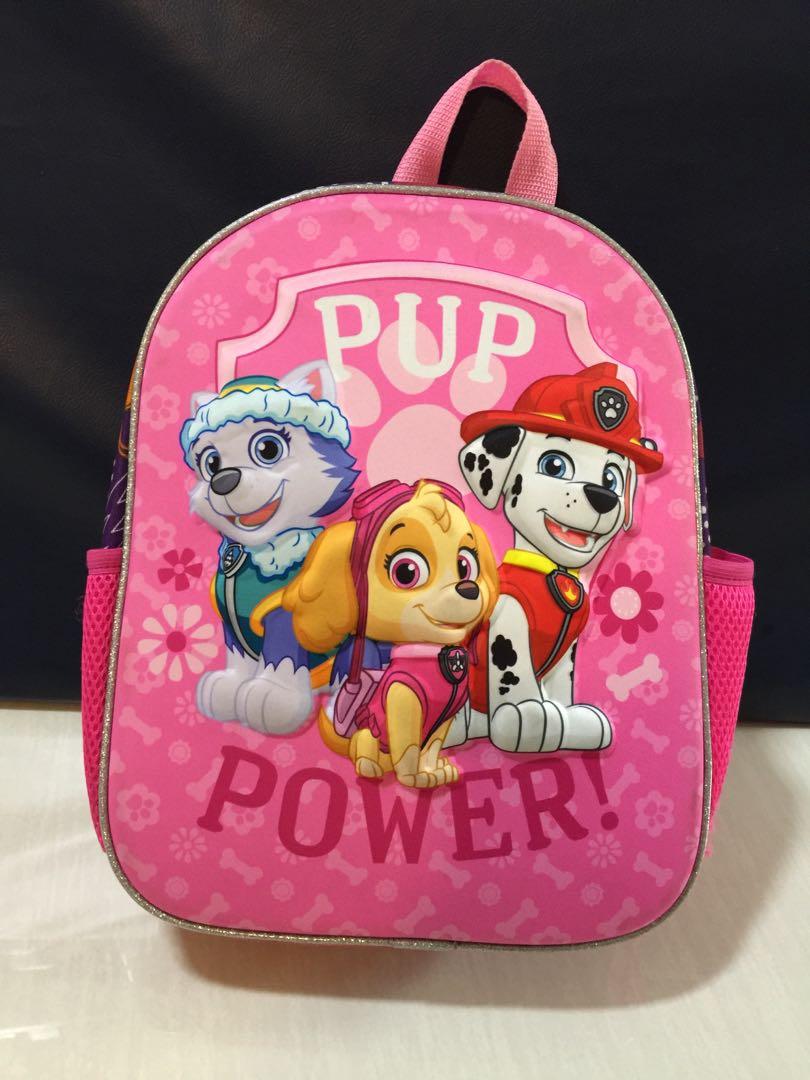 paw patrol backpack girl