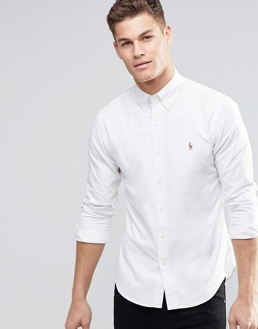 White hotsell polo oxford