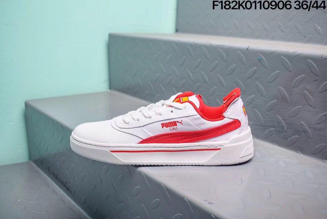 puma cali white red