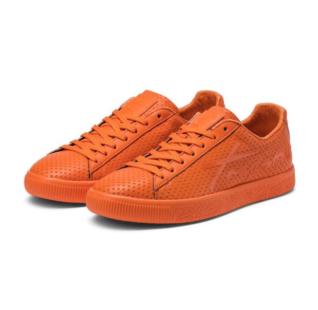 Puma X Trapstar Clyde Perforated in Orange