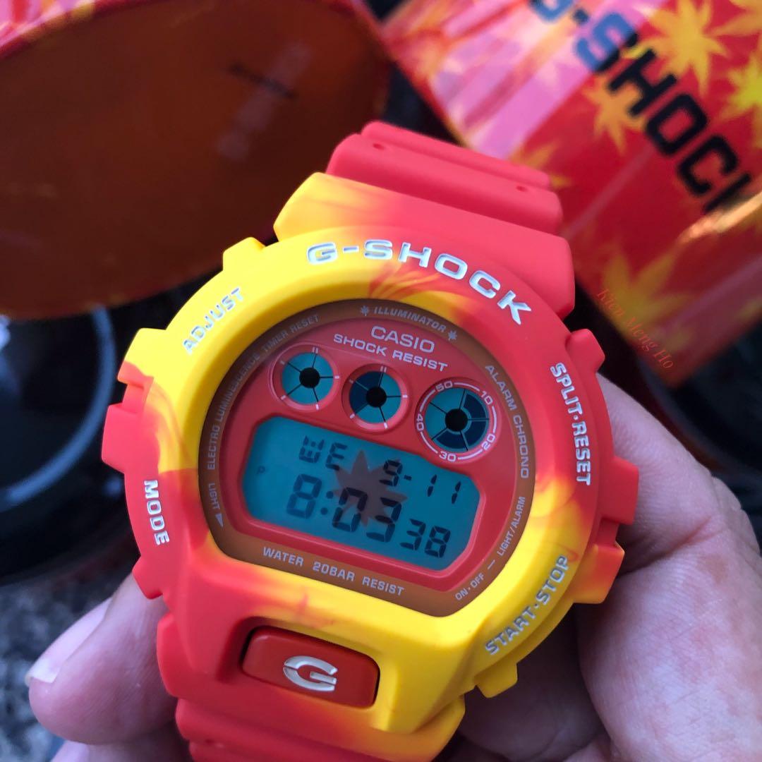 Rare And Limited Edition Casio G Shock Dw 6900tal 4jr From The Kyo Momiji Colour Autumn Leaves Series Casio G Shock Dw6900tal4jr Kyo Momiji Dw6900 Mobile Phones Gadgets Wearables Smart