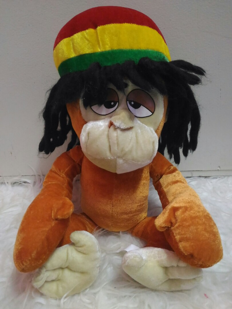 Rasta monkey stuffed animal store