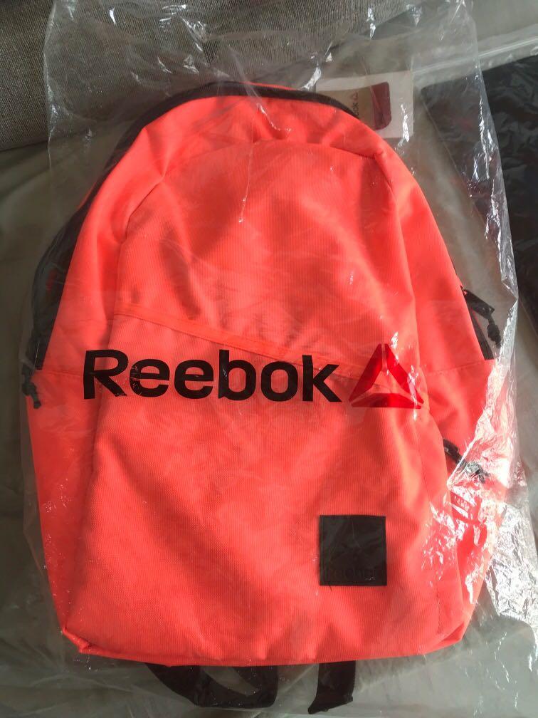 reebok bags orange