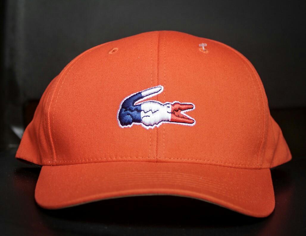 lacoste cap orange