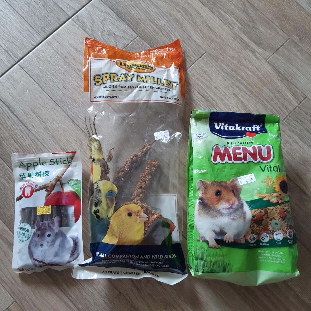 Sale Hamster food treats Pet Supplies Pet Food on Carousell