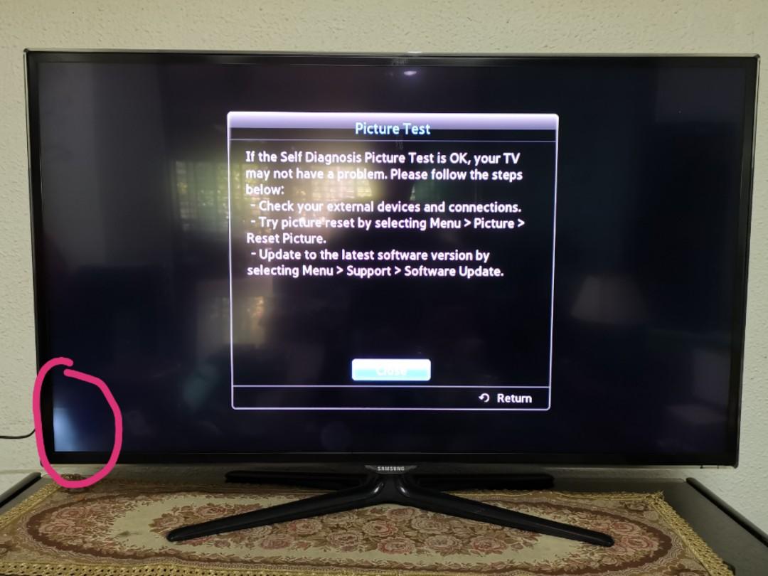 Samsung 46 Inch Led 3d Smart Tv Faulty Panel Home Appliances