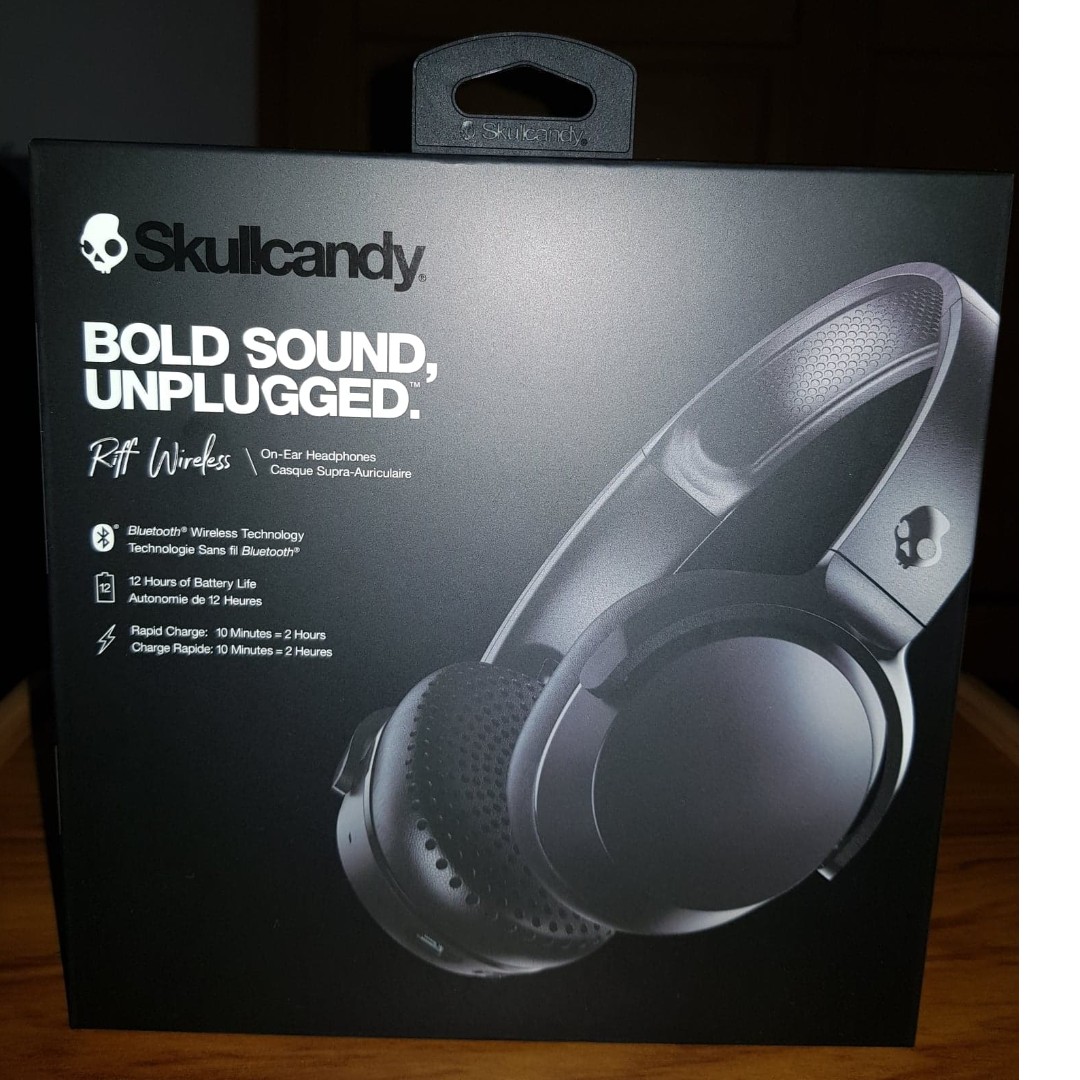 skullcandy bold sound unplugged riff wireless
