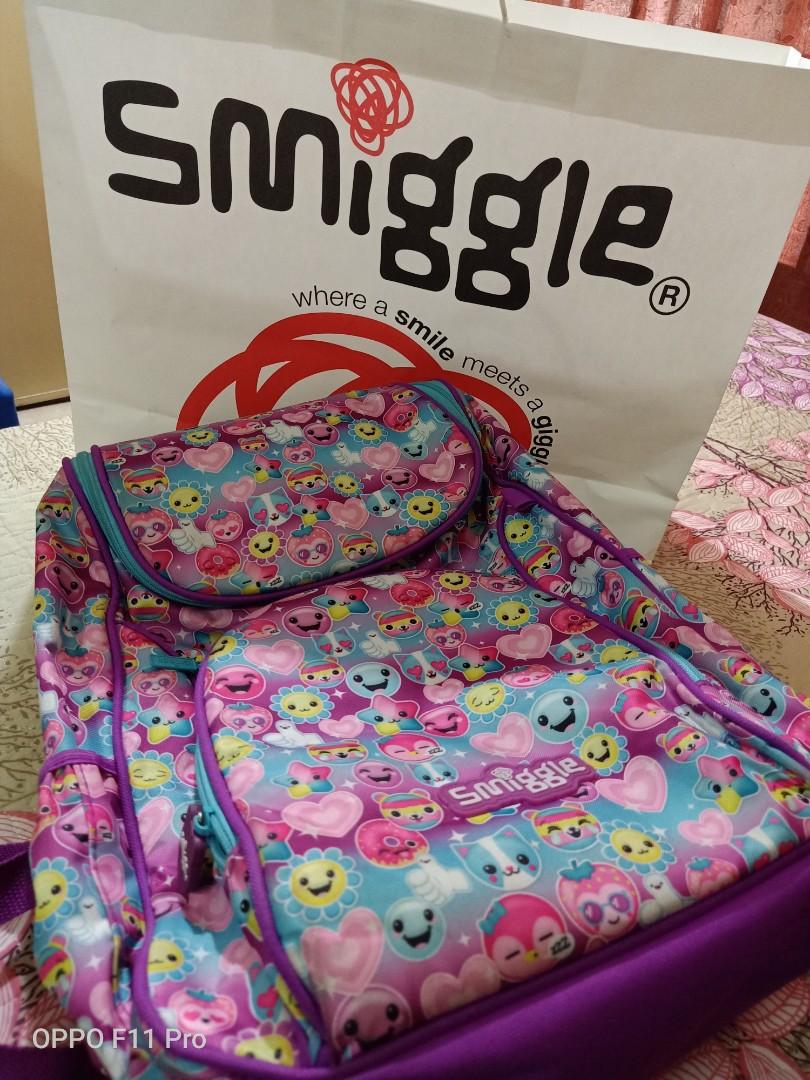 Smiggle emoji clearance backpack